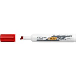 Marcatore per lavagne bianche BIC Velleda 1791 punta a scalpello tratto 3,3-4,6 mm rosso - 9431981