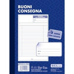 Buoni consegna O.C.L. 15x20 cm 50x3 copie - 0236N