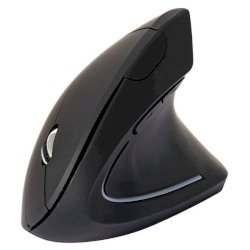 Mouse ergonomico verticale Q-Connect wireless 2.4G 123x65x82 mm nero KF10714