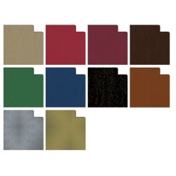 Box carta regalo Ecocolor kraft Rex-Sadoch - conf. 50 pezzi - colori dark - 733J1DAR