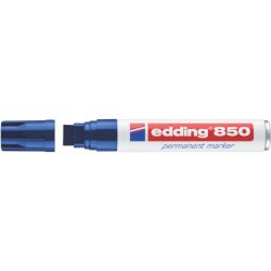Marcatore permanente edding 850 punta scalpello 5-15 mm blu E-850 003