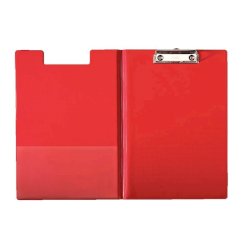 Portablocco con clip Esselte DAILY cartoncino/polipropilene 24,3x34 cm rosso - 56043