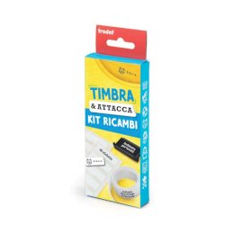 Kit Refill timbro componibile Timbra & Attacca Trodat nero 180220