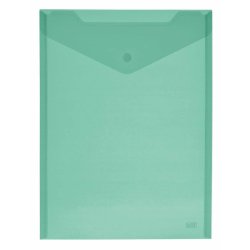 Buste con bottone Lebez verticale in conf. da 12 pezzi - formato A5 colori assortiti - 80198