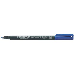 Penna a punta sintetica Staedtler Lumocolor permanent pen 317 M blu 317-3
