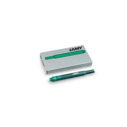 Cartucce ricambio Lamy T10 in confezione da 5 colore inchiostro verde 1211478