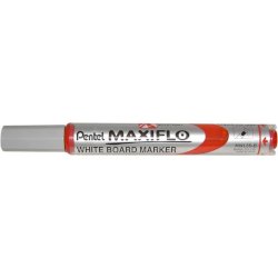 Marcatore per lavagne bianche Pentel MAXIFLO punta conica 4,0 mm rosso MWL5S-B