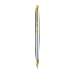 Penna a sfera Waterman Hemisphere GT inchiostro blu Waterman argento con finiture placcate in oro - S0920370