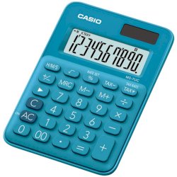 Calcolatrice da tavolo Casio MS-7UC blu 10 cifre - MS-7UC-BU