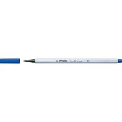 Pennarello Stabilo Pen 68 brush - punta a pennello - M 1 mm blu oltremare - 568/32