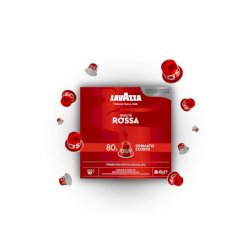 Caffè in capsule compatibili Nespresso C&G Lavazza Qualità Rossa conf. da 80 pz - 7019