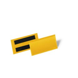 Tasche per identificazione a fissaggio magnetico DURABLE 113x53 mm giallo Conf. 50 pz - 1741-04
