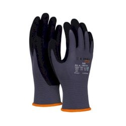 Guanti da lavoro Donau Safety in nylon e rivestiti con schiuma di nitrile sul palmo Tg. 10 - conf. 12 pz - 32061721-10