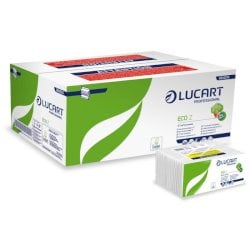 Asciugamani piegati a ''Z'' Lucart Eco Z 21,5x23,5 cm 2 veli conf. da 220 ff - 864014U