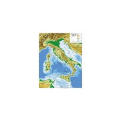 Carta geografica plastificata - 100x140 cm CWR Italia 06990