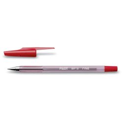 Penna a sfera ricaricabile Pilot BPS punta fine 0,7 mm rosso 001608