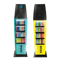 Espositore da terra 550 evidenziatori Stabilo Boss -  colori assortiti IT70/550-6