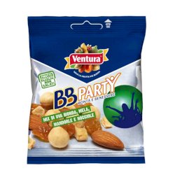 Misto di frutta essicata, sgusciata e tostata BB Party Pocket Dolce Ventura 50 gr - conf. da 12 pezzi - 7309