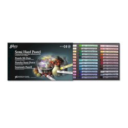 Pastelli semi duri quadrati CWR Gallery colori assortiti - conf. 36 pezzi - MY/MPL-36