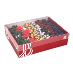 Coccarda di carta Bolis Ø 6,5 cm Christmas - conf. 100 pz - 59101372248