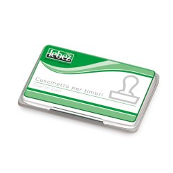 Cuscinetto per timbri Lebez 7x10 cm colore blu - 1480-BL