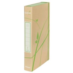 Cartella portaoggetti con elastico Esselte Oxford Green A4 100% carta riciclata dorso 4 cm - 397850503