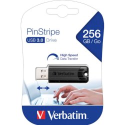 Chiavetta USB 3.0 PinStripe Verbatim 256 GB 49320