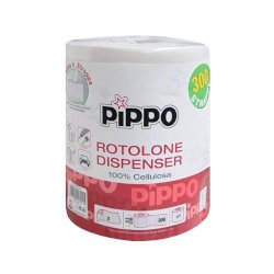 Rotolone dispenser in pura cellulosa Pippo 2V 300 strappi NP7004