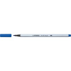 Pennarello Stabilo Pen 68 brush - punta a pennello - M 1 mm blu oltremare - 568/32