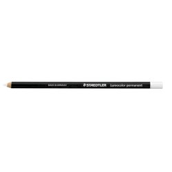 Matita vetrografica Staedtler Lumocolor Permanent Glasochrom 108 20 bianco 108 20-0