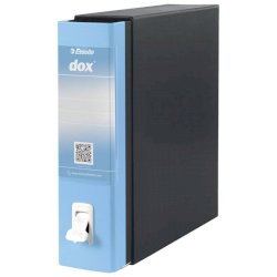 Registratore a leva DOX1 Commerciale S. Francisco 28,5x31,5 cm - dorso 8 cm azzurro - D15116