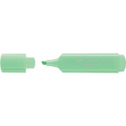 Evidenziatore Faber-Castell Textliner 1546 - conf. 10 pz - colore pastel verde chiaro - 154666