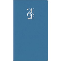 Agenda 2026 settimanale A4 21x29,7 cm gommato azzurro 26-055500466C