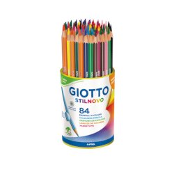 Matite colorate Giotto Stilnovo in conf. da 84 colori assortiti - F516500