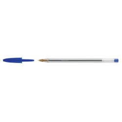 Penna a sfera BIC Cristal M punta 1 mm blu Conf. 50 pezzi - 8373609