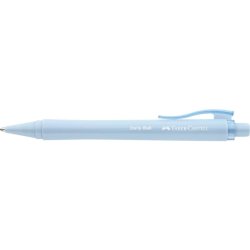 Penna a sfera a scatto Faber-Castell Daily Ball XB inchiostro blu - colore fusto blu cielo - conf. 10 pz - 140689
