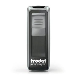 Timbri autoinchiostranti tascabili Trodat Pocket Printy 9511 38x14 mm nero/silver - 148842
