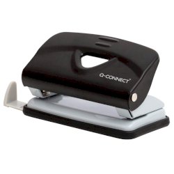 Perforatore a due fori Q-Connect 10 fogli nero KF14214