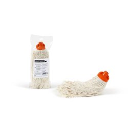 Mop in cotone Perfetto Factory 280 gr. bianco / coccia arancio 0024F