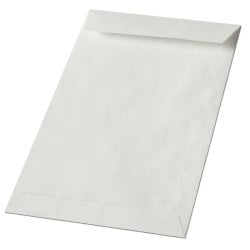 Busta a sacco Blasetti Kraft bianco non gommata 60 g/m2 in conf. 1000 buste 130x180 mm - 311