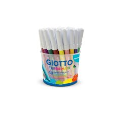 Astuccio 24 pennarelli Giotto Turbo Maxi punta grossa - 455000 - Etichette  Multiuso