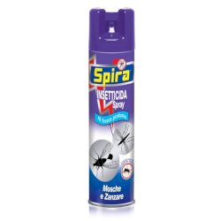 Insetticida spray per mosche e zanzare 400 ml Spira fresco profumo 44684