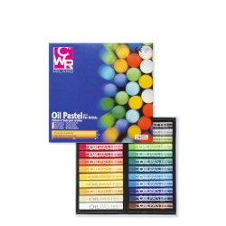 Pastelli ad olio tondi CWR 24 colori assortiti - MY/MOP24