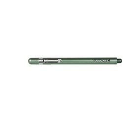 Penna a punta sintetica TRATTO Clip 0,8 mm verde 803804