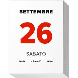 Blocco 2026 da muro fantasia bijoux formato 4x6 cm 26-BM204