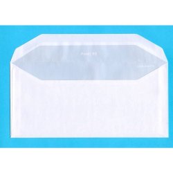 Busta bianca senza finestra Blasetti Pocket 80 g/m2 in conf. 500 buste 110x230 mm - 025