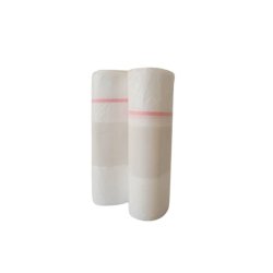 Sacchi immondizia per rifiuti inorganici Erisack 25 L 48x57 cm - 9 &micro;m bianco - rotolo da 25 pezzi - SP177