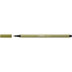 Pennarelli Stabilo Pen 68 tratto 1 mm verde muschio 68/37