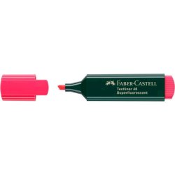 Evidenziatore Faber-Castell Textliner 48 Refill tratto 1-2-5 mm rosso 154821