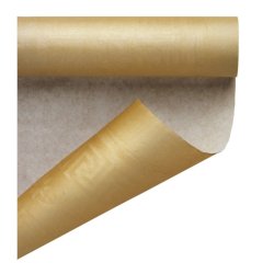 Tovaglia a rotolo in carta Dopla - 1,2x7 m oro - 09043